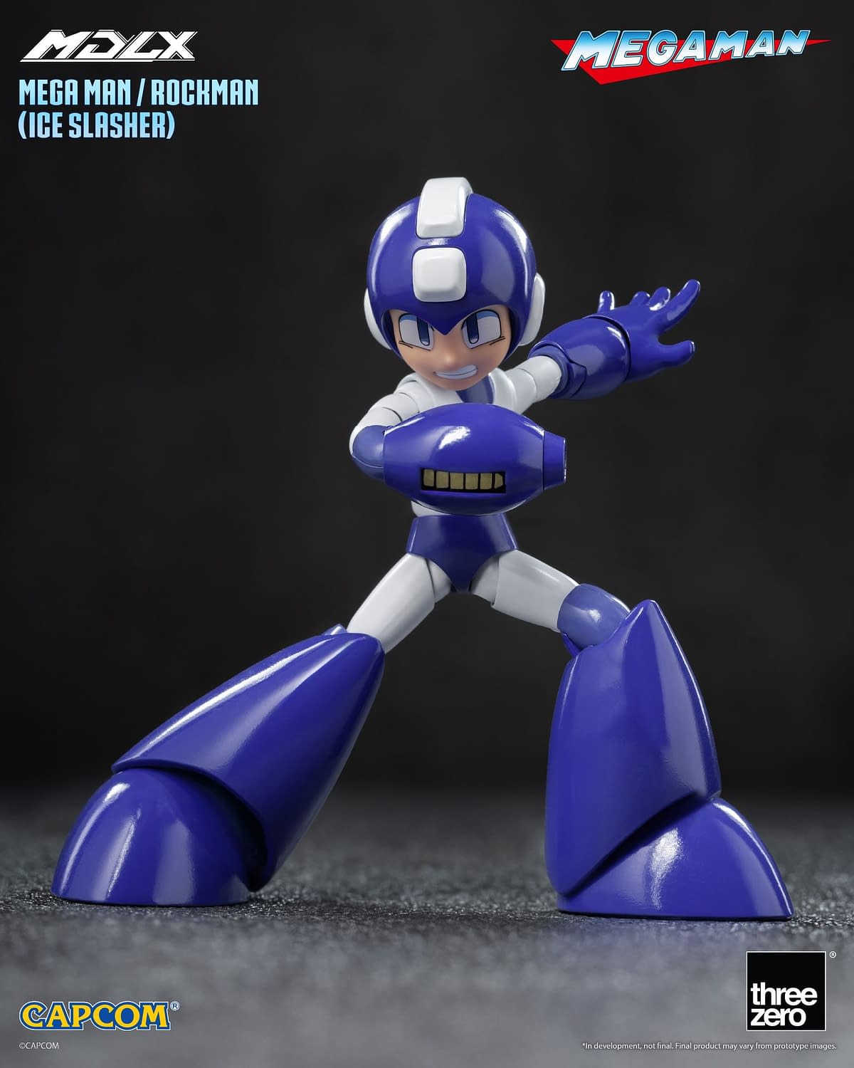 Threezero Unveils New Mega Man MDLX Figure with the Ice Slasher Suit