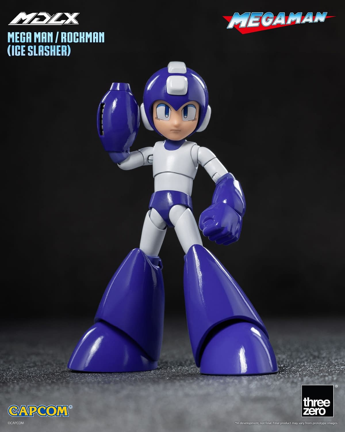 Threezero Unveils New Mega Man MDLX Figure with the Ice Slasher Suit