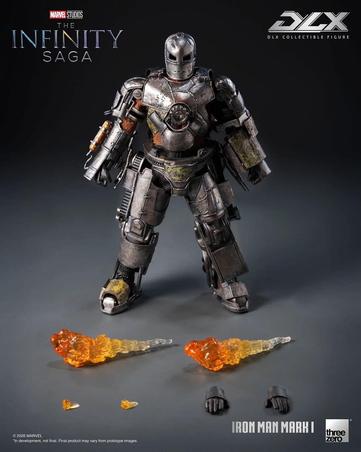 Threezero Exits the Cave with New Marvel DLX Iron Man Mark 1 Figure