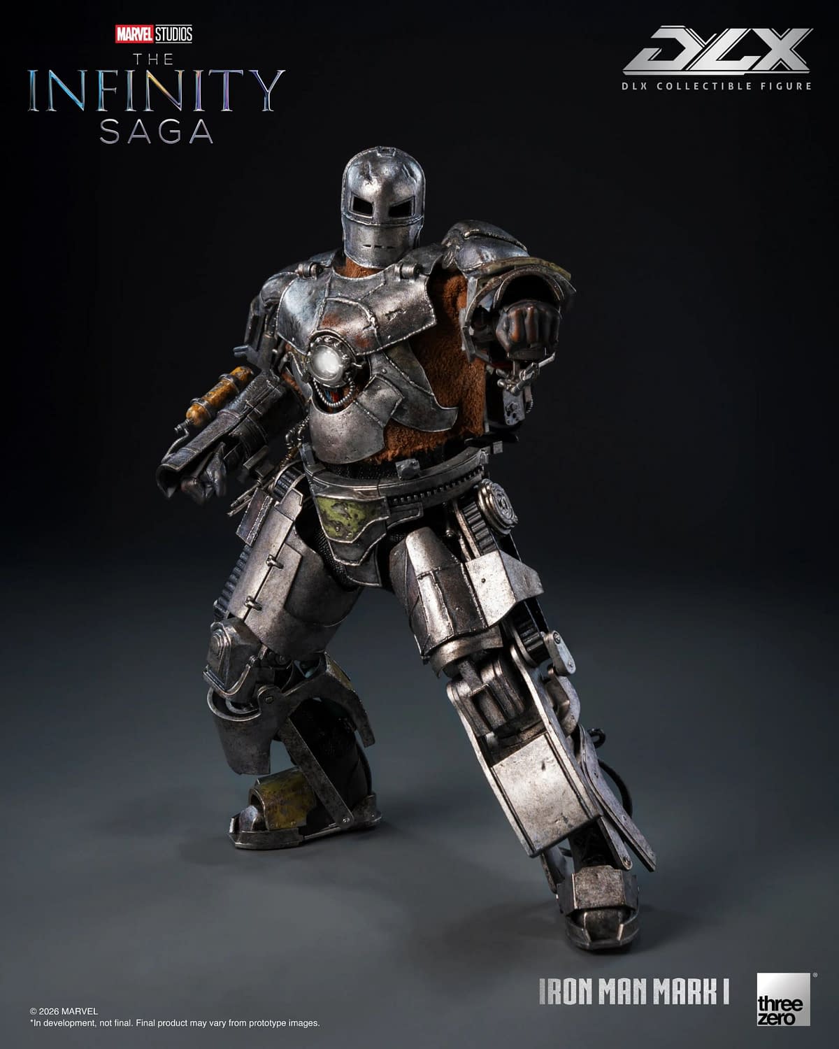 Threezero Exits the Cave with New Marvel DLX Iron Man Mark 1 Figure