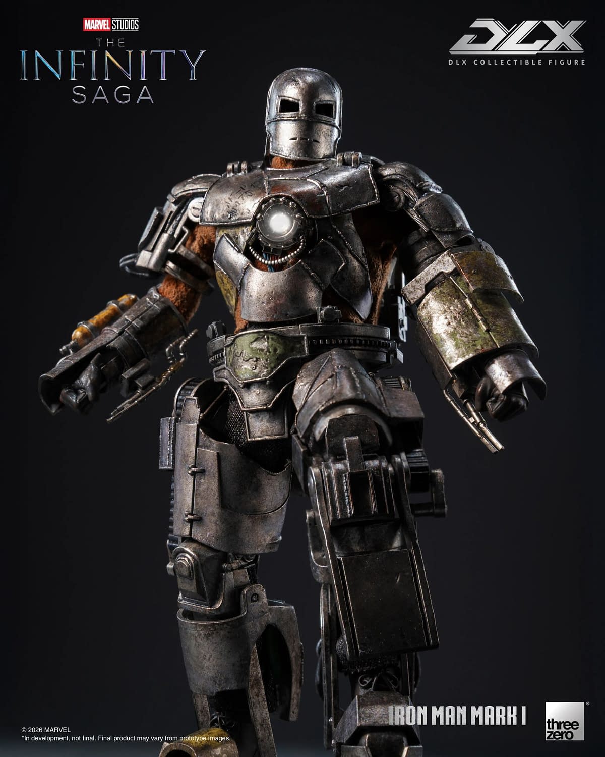 Threezero Exits the Cave with New Marvel DLX Iron Man Mark 1 Figure