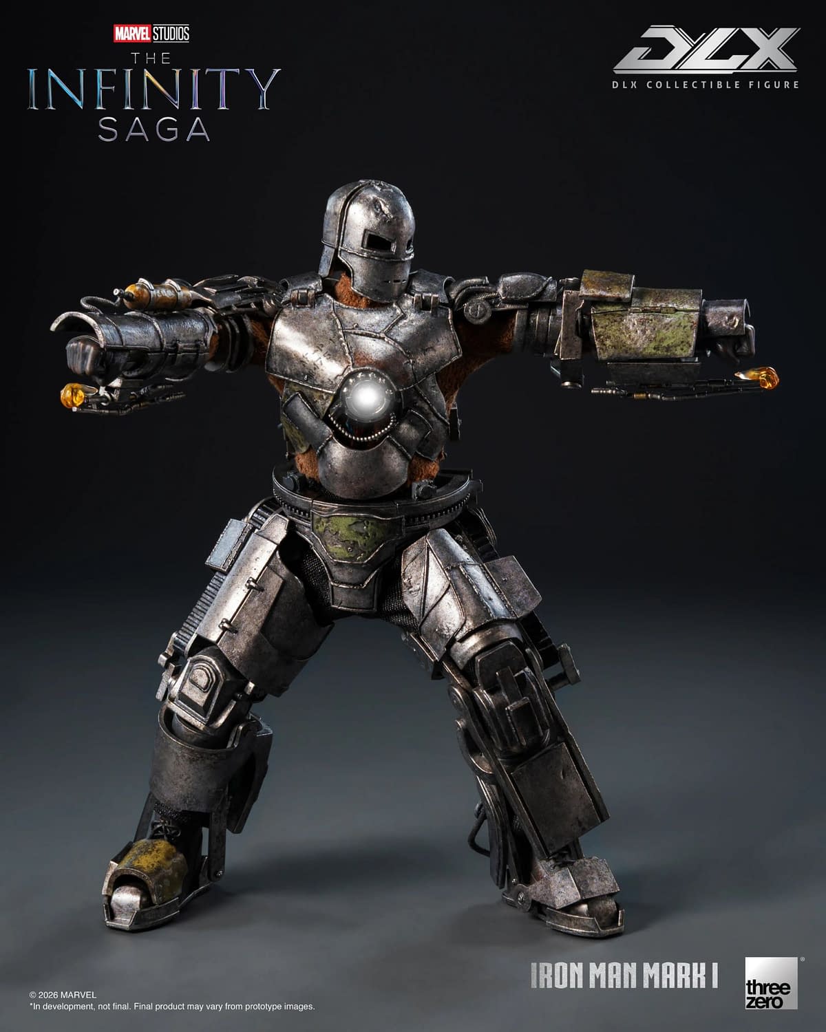 Threezero Exits the Cave with New Marvel DLX Iron Man Mark 1 Figure