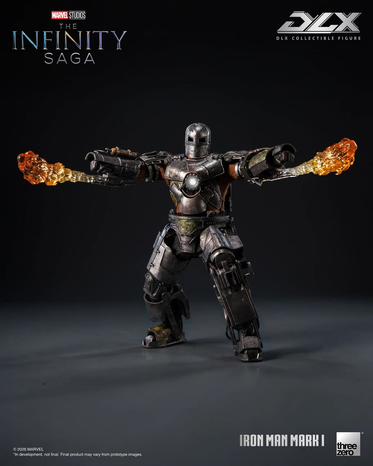 Threezero Exits the Cave with New Marvel DLX Iron Man Mark 1 Figure