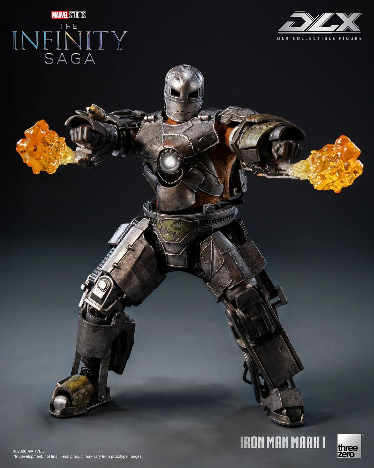 Threezero Exits the Cave with New Marvel DLX Iron Man Mark 1 Figure