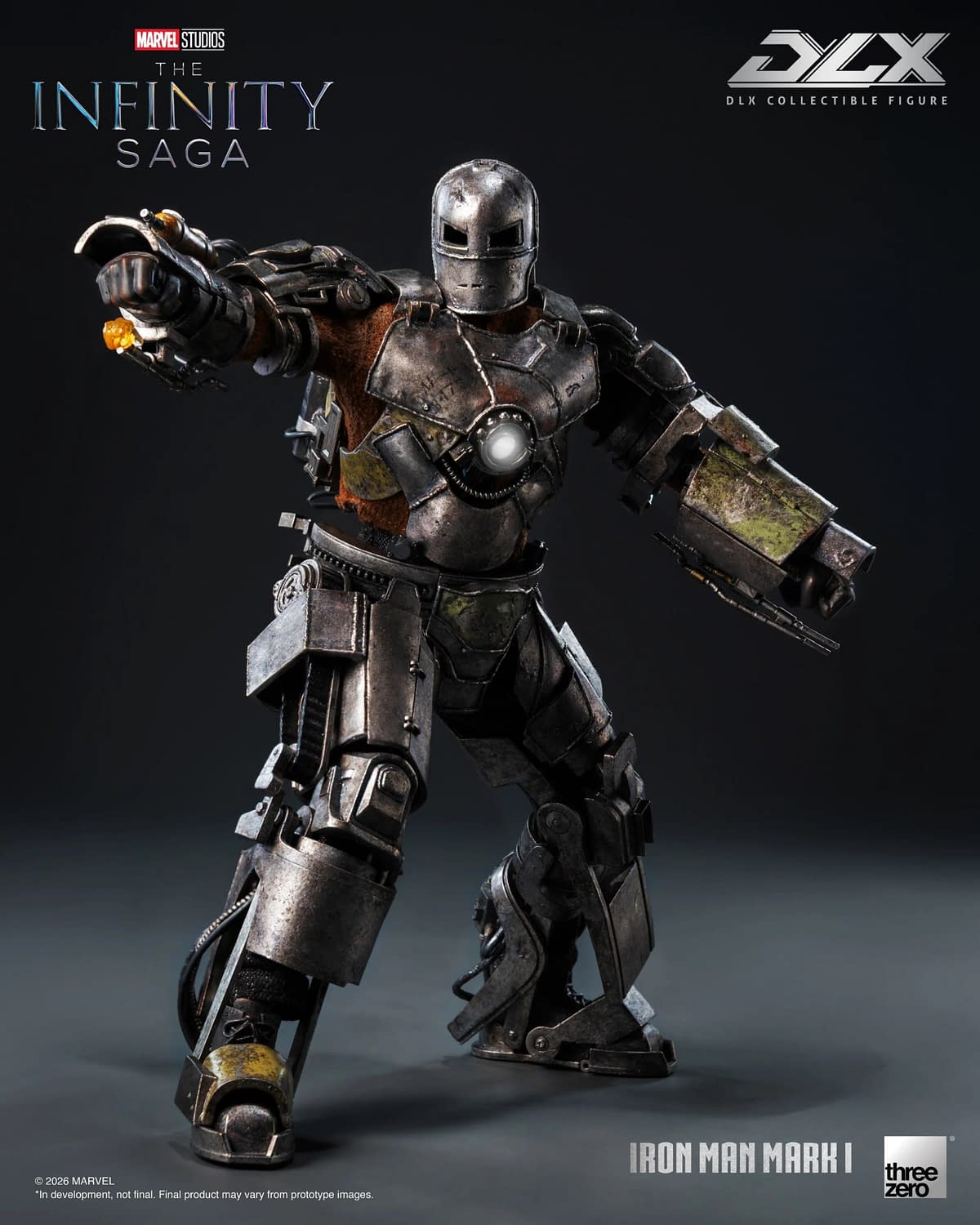 Threezero Exits the Cave with New Marvel DLX Iron Man Mark 1 Figure