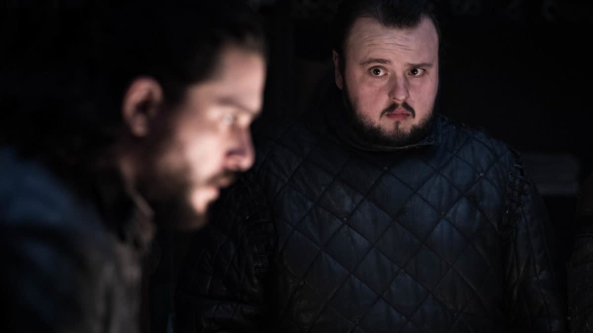 Kit Harington and John Bradley in Game of Thrones