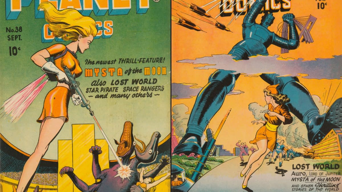 Planet Comics #38, 48 (Fiction House, 1945, 1947)