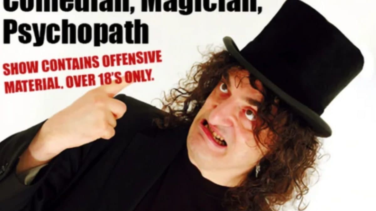 Now Jerry Sadowitz Cancelled By Margate