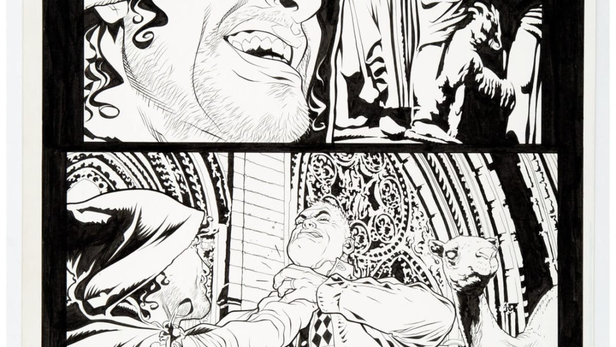 Tony Harris &#038; Tom Feister Page From Ex Machina #25 Hits Auction