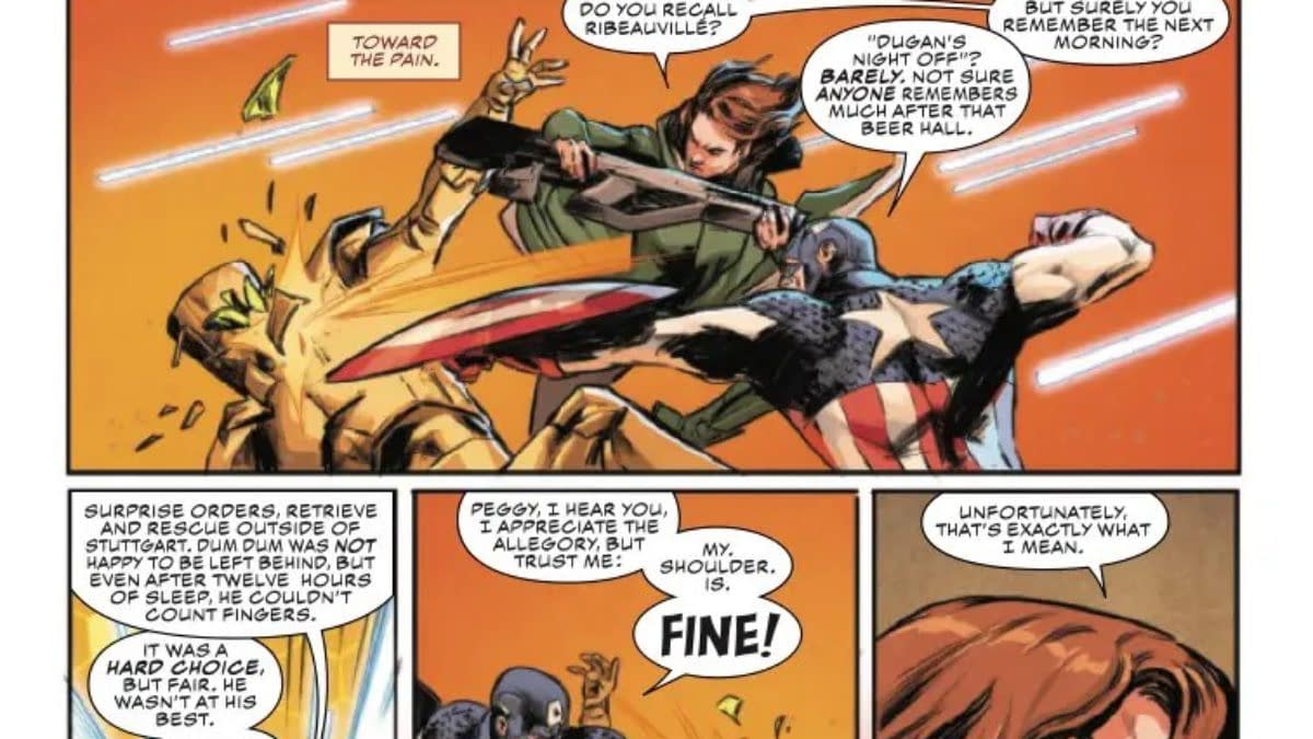 Interior preview page from CAPTAIN AMERICA: SENTINEL OF LIBERTY #9 CARMEN CARNERO COVER