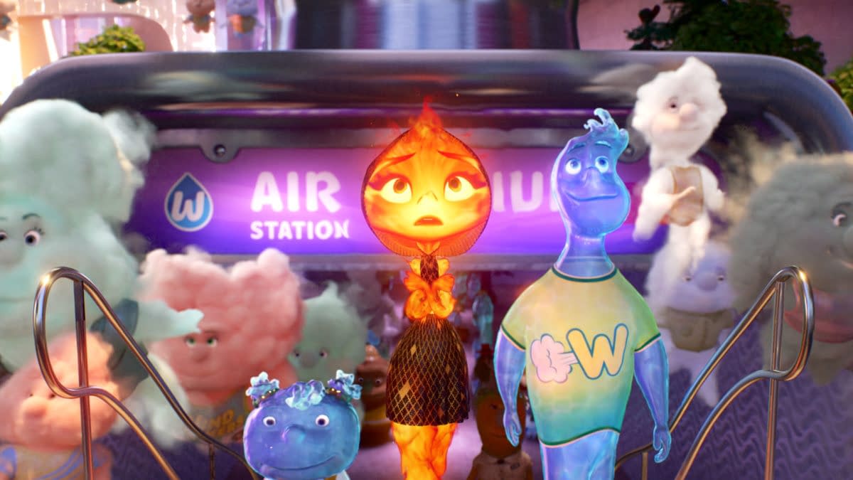 2 More HQ Images From Pixar's Elemental Spotlight Our Opposite Duo