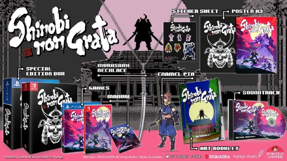 Strictly Limited Games Opens Pre-Orders For Shinobi Non Grata