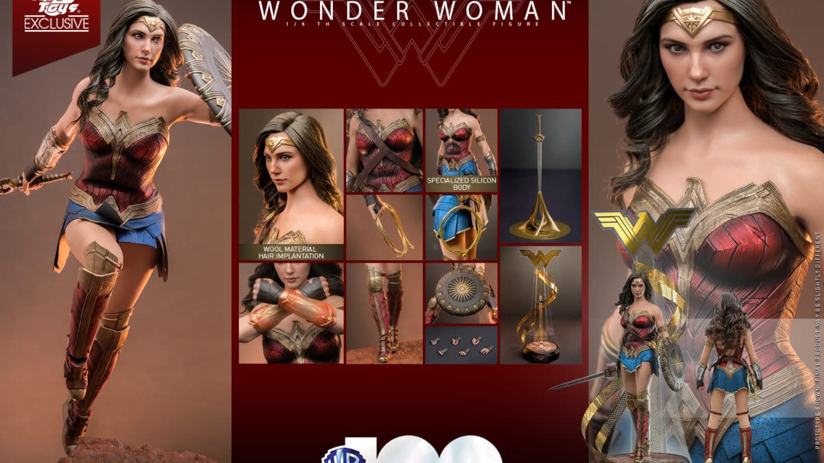 Live-Action Wonder Woman Gets a Comic Book Makeover with Hot Toys