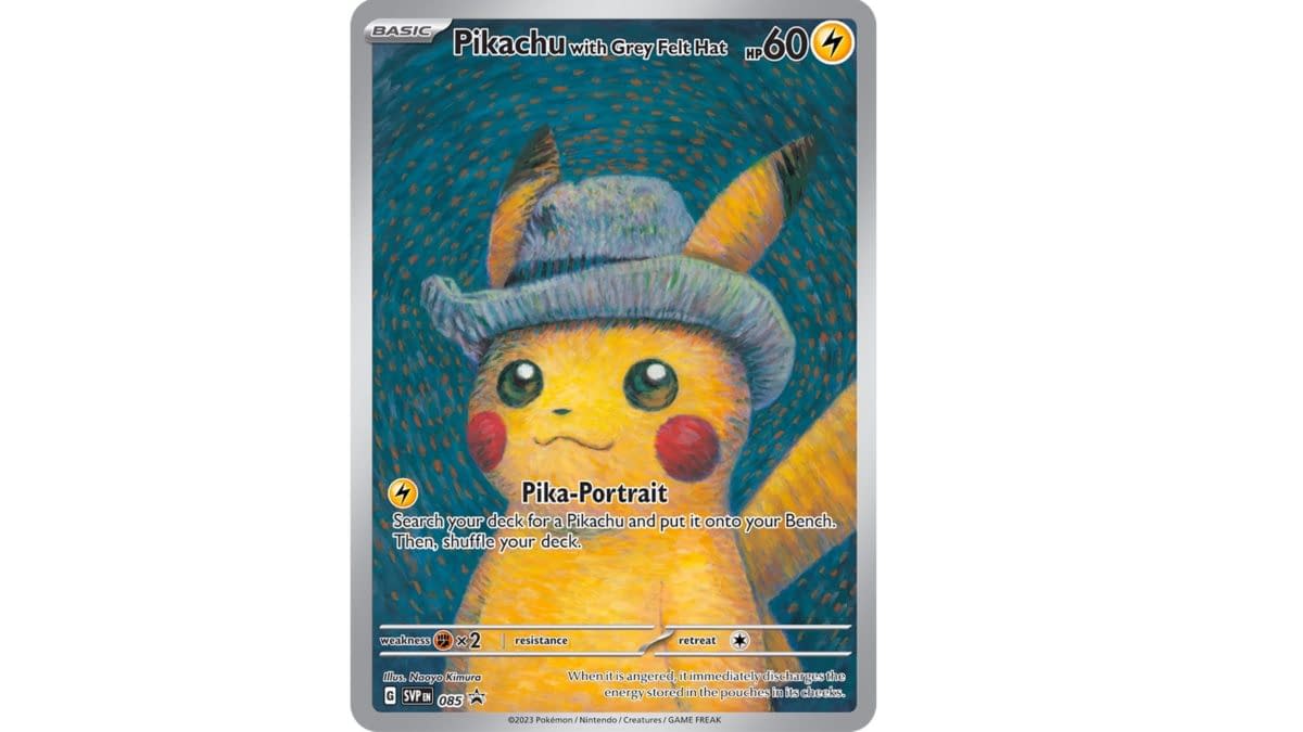 Pokémon TCG Releases Pikachu Van Gogh Promo Card