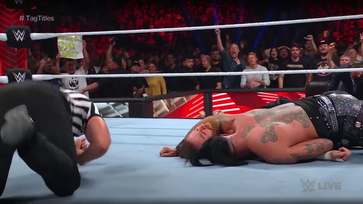 Damian Priest pins Sami Zayn on WWE Raw