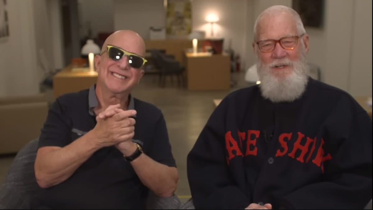 Late Show: David Letterman, Paul Shaffer Reunite for Marquee Giveaway