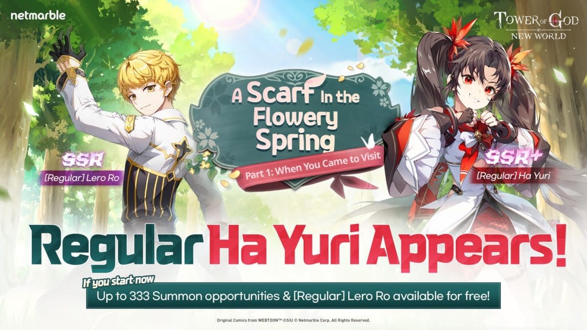 Tower Of God: New World Launches Flowery Spring Update
