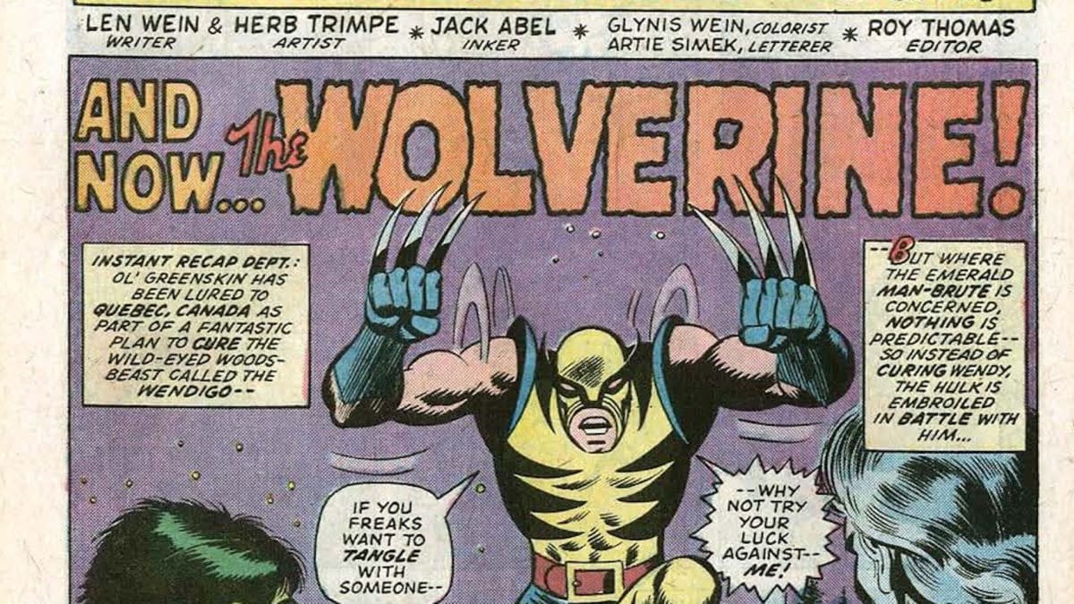 Marvel Now Crediting Roy Thomas As Co-Creator Of Wolverine