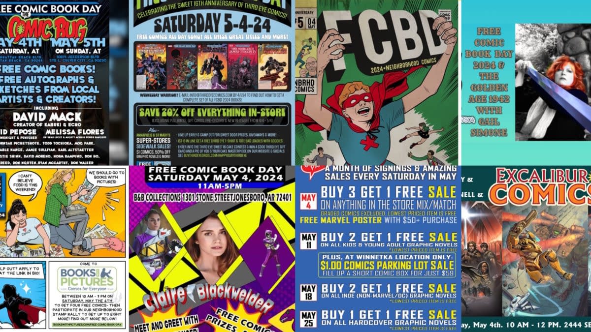 100 Comic Book Stores With Specal Events For Free Comic Book Day 2024