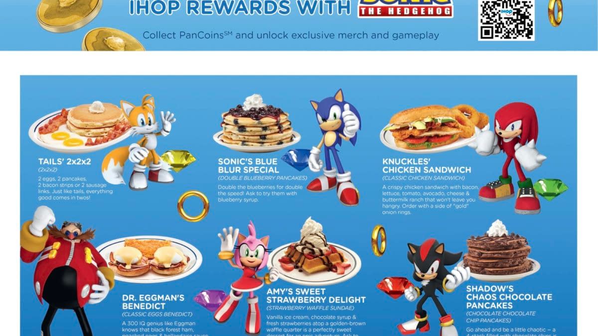 IHOP Partners With SEGA On New Sonic The Hedgehog Menu
