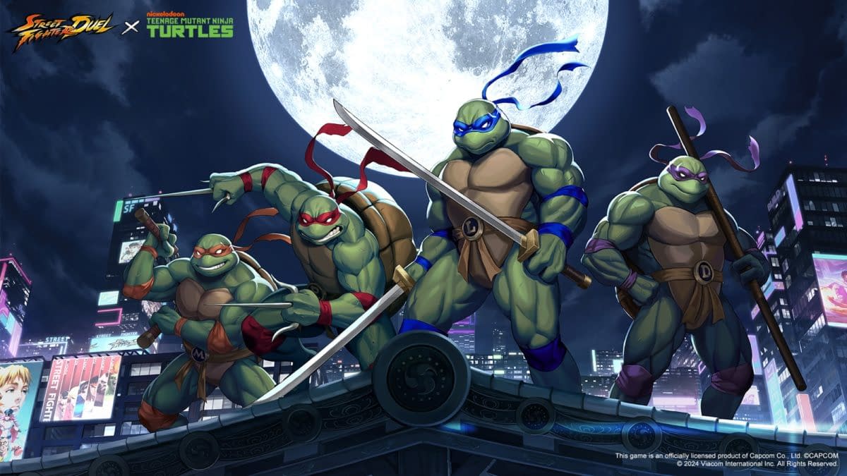The Teenage Mutant Ninja Turtles Arrive In Street Fighter: Duel
