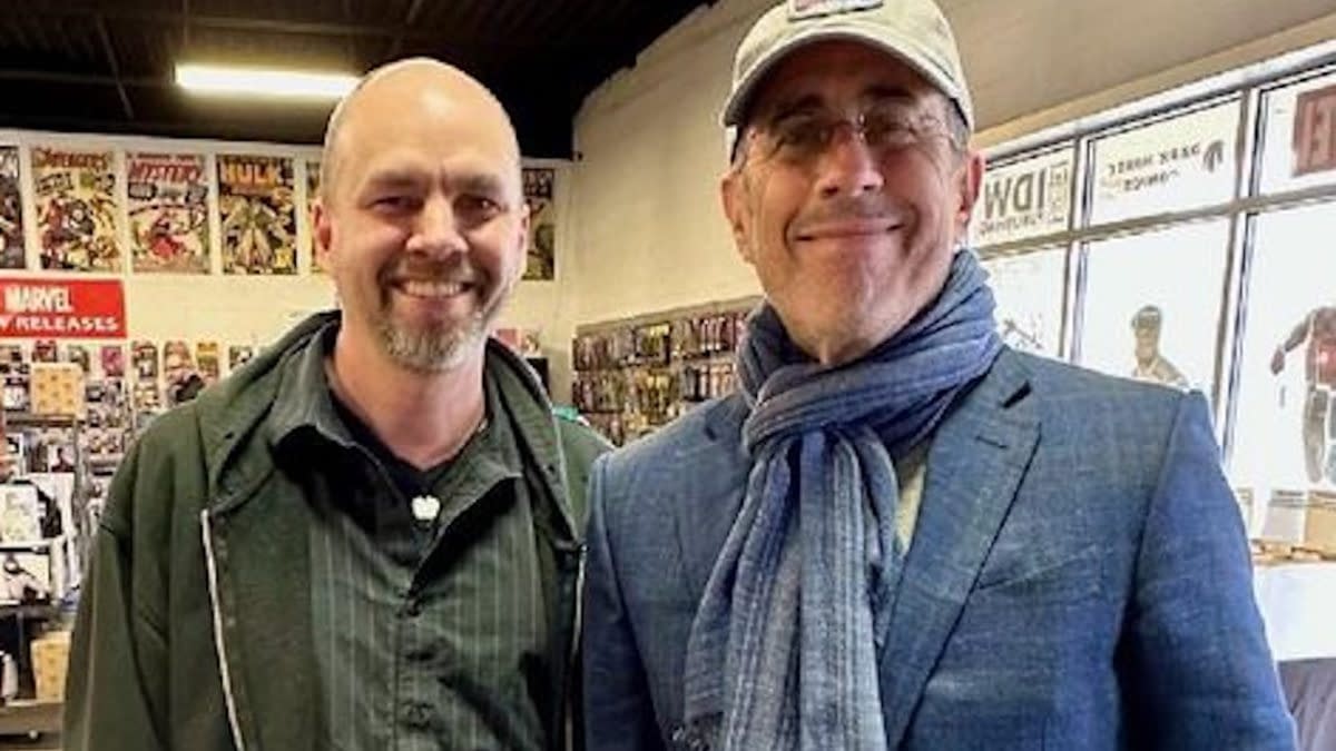 When Jerry Seinfeld Pops Into A Local Comic Shop Looking For Superman