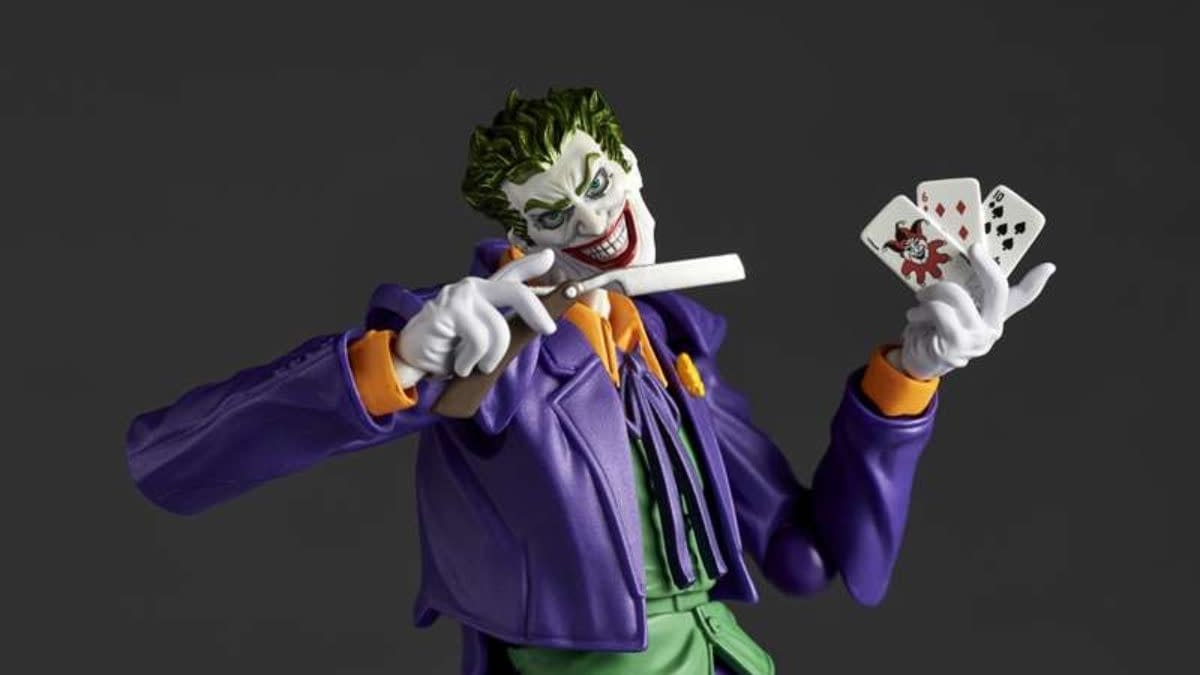 The Joker Brings Chaos to Gotham with New DC Comics Revoltech Figure