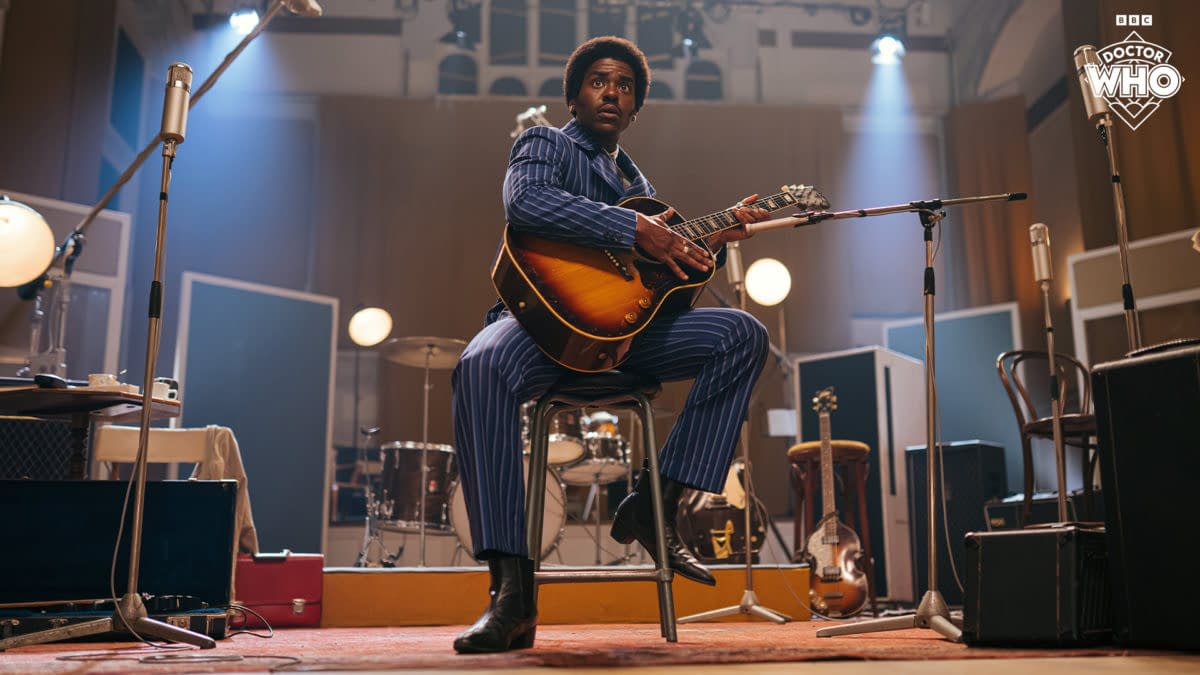 Doctor Who Posts New Images: Gatwa with Guitar, The Beatles &#038; More