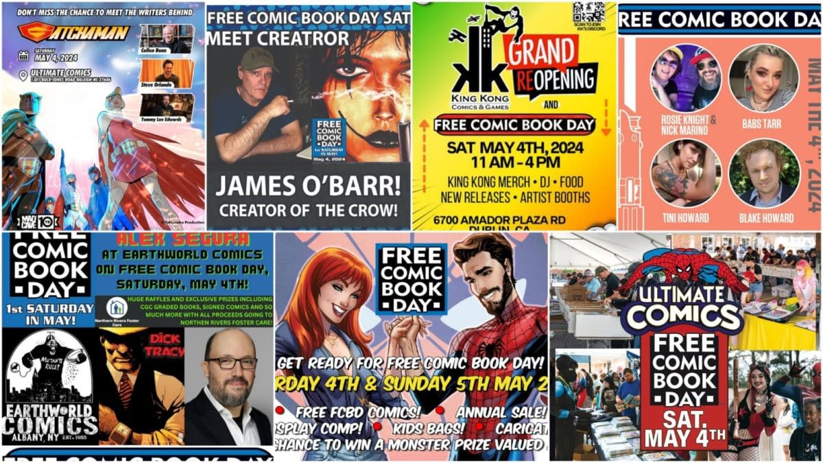 Twenty More Comic Book Stores With Free Comic Book Day Events