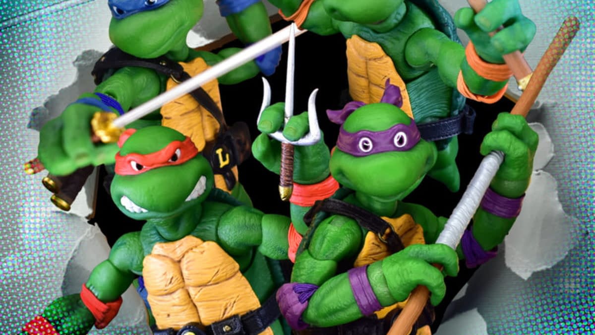 Mezco Toyz Unveils New Animated Teenage Mutant Ninja Turtles 4-Pack
