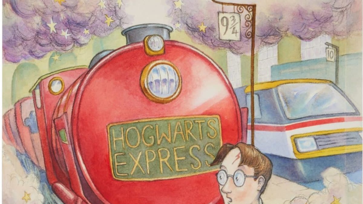 Harry Potter Original Cover Art Sells For Almost Two Million Dollars