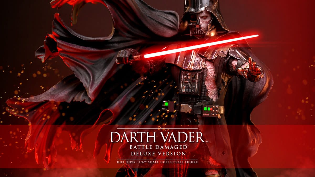 Star Wars Battle Damaged Darth Vader 1/6 Figure Revealed by Hot Toys