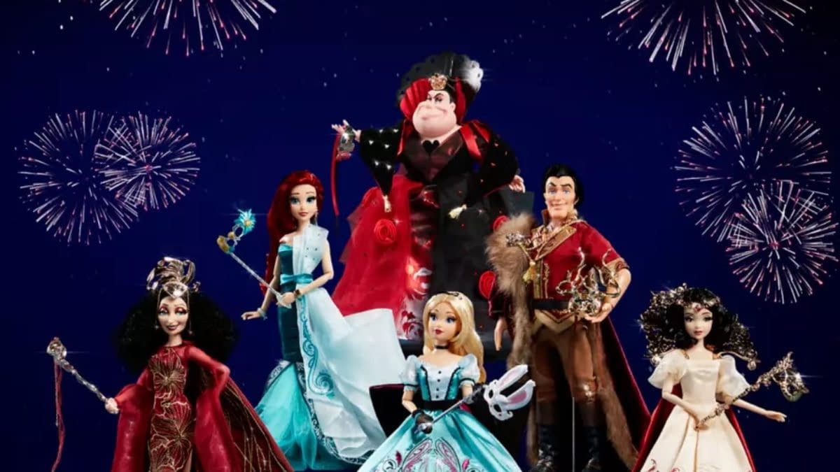 Disney Debuts Designer Collection Midnight Masquerade D23 Doll Set 