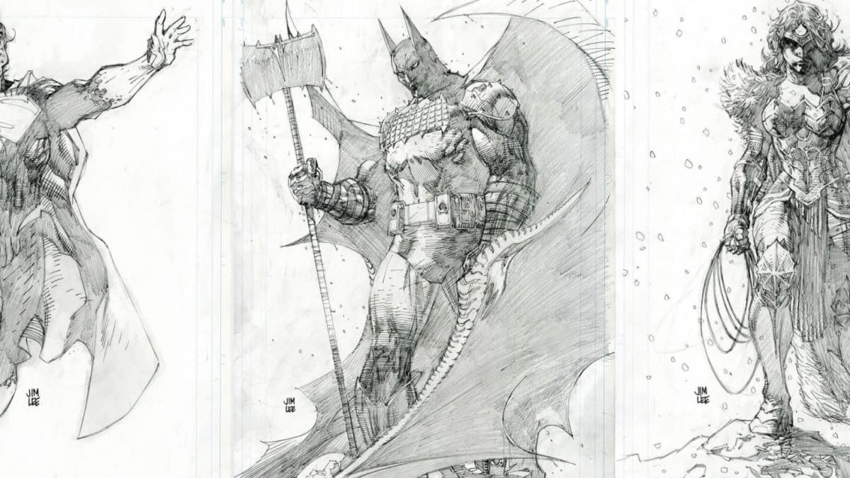 Jim Lee's Covers For Absolute Batman, Superman And Wonder Woman