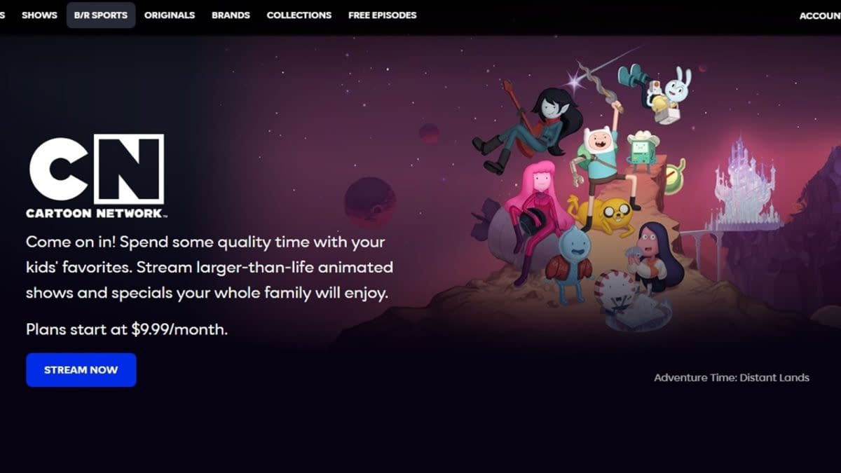 Cartoon Network Website Now Sends Visitors to Max Sign-Up Page