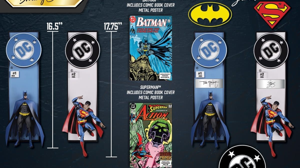 McFarlane Toys Debuts DC Comics Drawing Board Corner Box Wall Art 