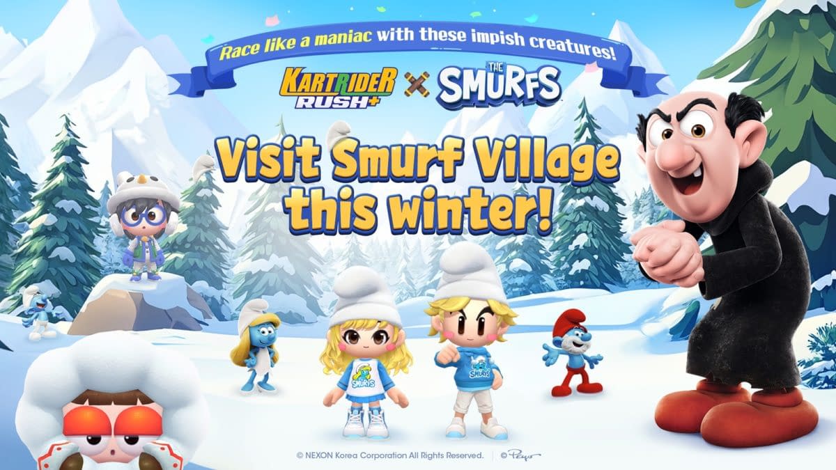 KartRider Rush+ Releases New Season Update With The Smurfs