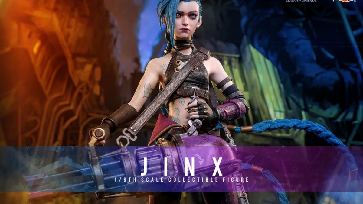 Hot Toys Unveils New 1/6 Scale League of Legends: Arcane Jinx Figure