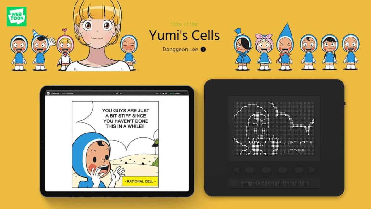 Webtoon Collaborates On Tactile And Braille Comics