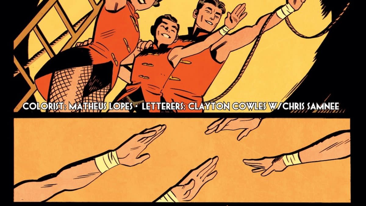 Interior preview page from Batman and Robin: Year One #6