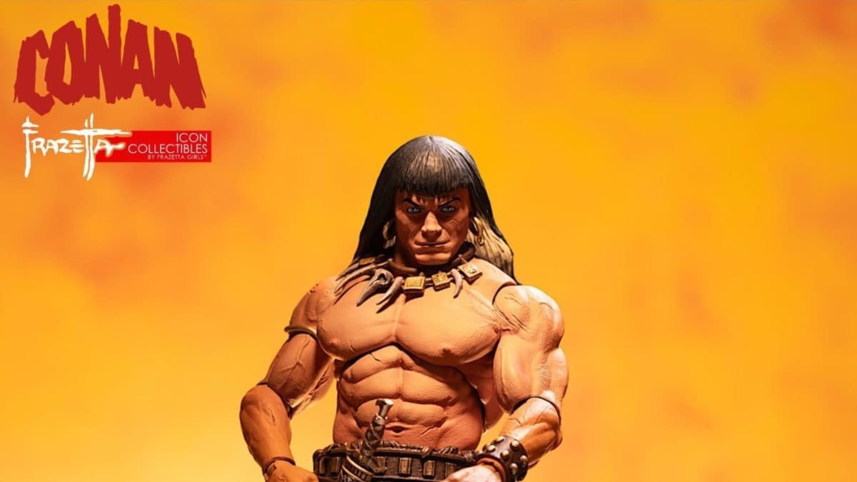 Conan The Barbarian Joins Frazetta Girls 1/12 Icon Collectibles Line 