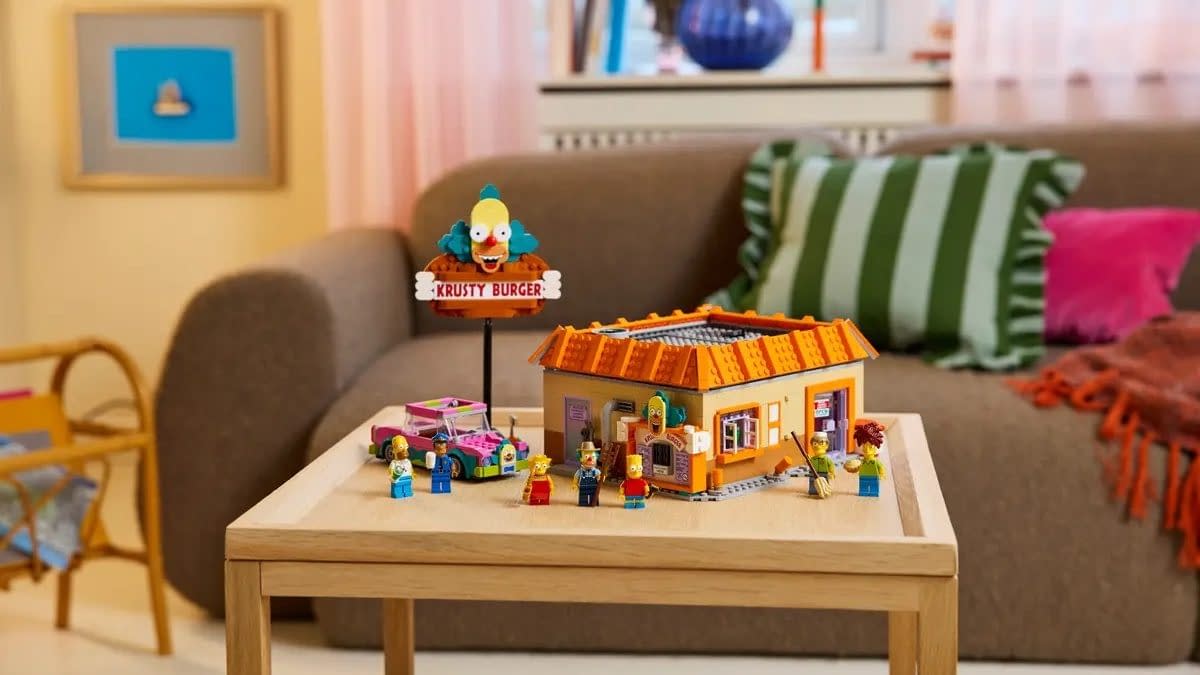 The Simpsons Return to LEGO with New Icons Krusty Burger Set 