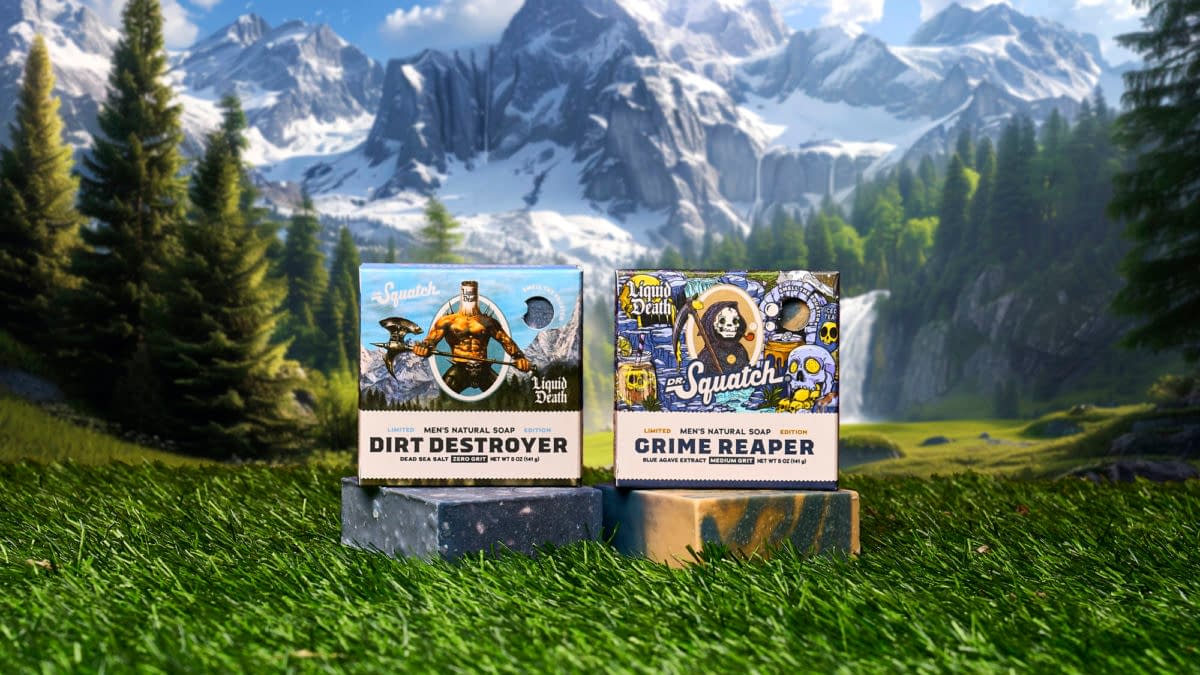 Liquid Death & Dr. Squatch Partner Up For Another Soap Collab
