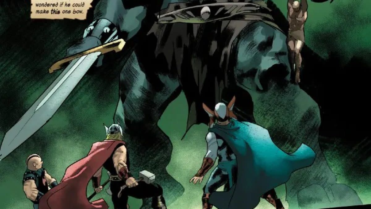 Interior preview page from IMMORTAL THOR #23 ALEX ROSS COVER