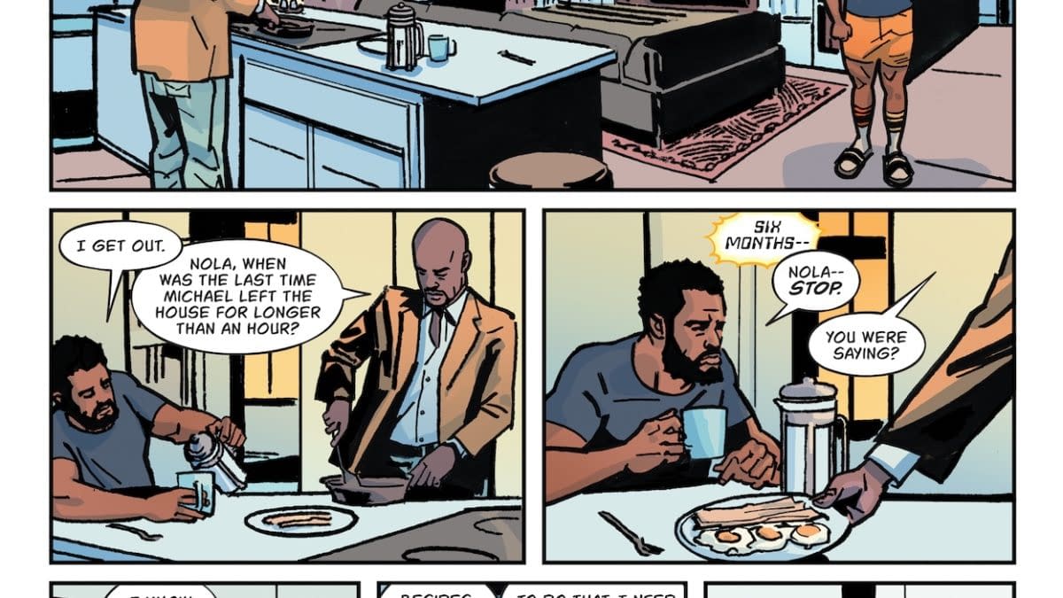 Interior preview page from Mr. Terrific: Year One #1