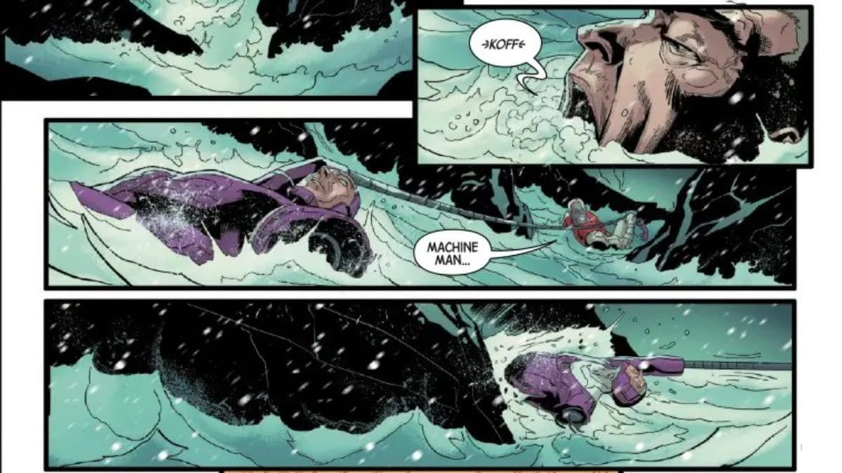 Interior preview page from RED HULK #4 GEOFF SHAW COVER
