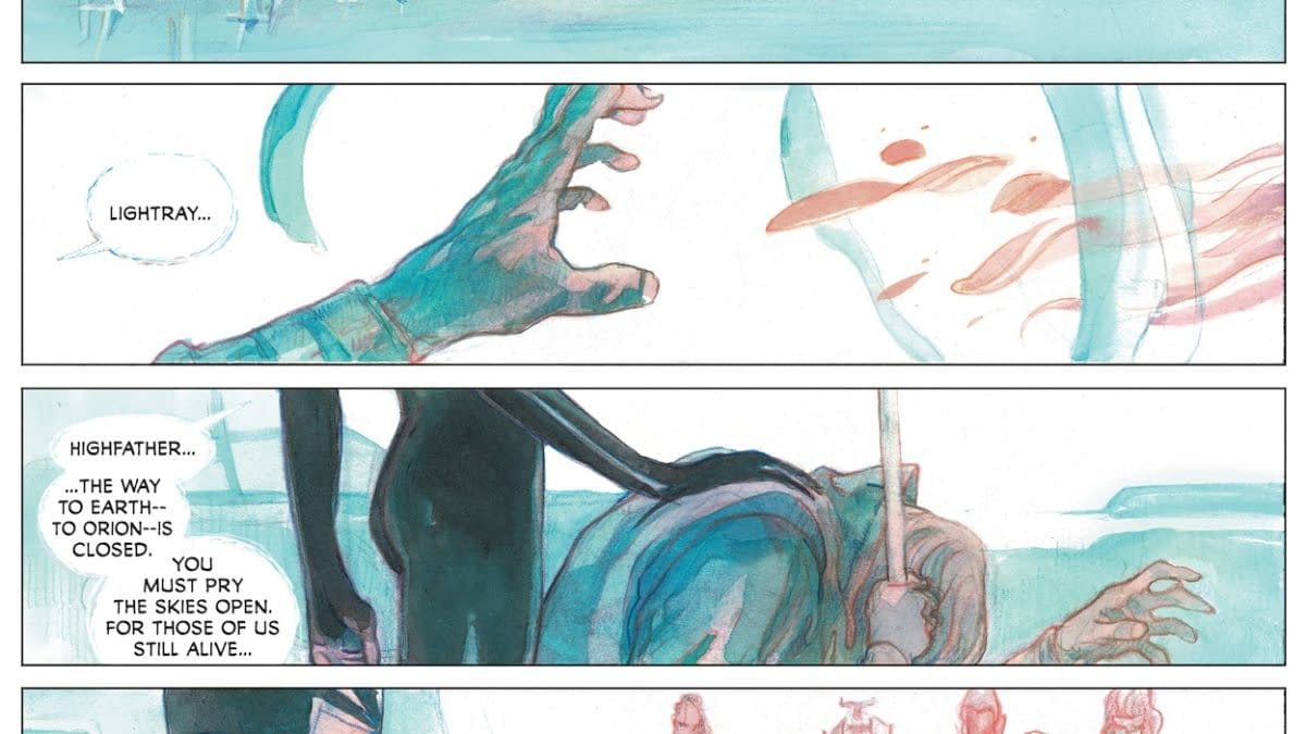 Interior preview page from New Gods #6