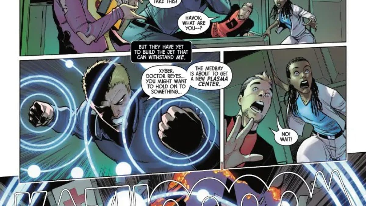 Interior preview page from X-FACTOR #10 GREG LAND COVER