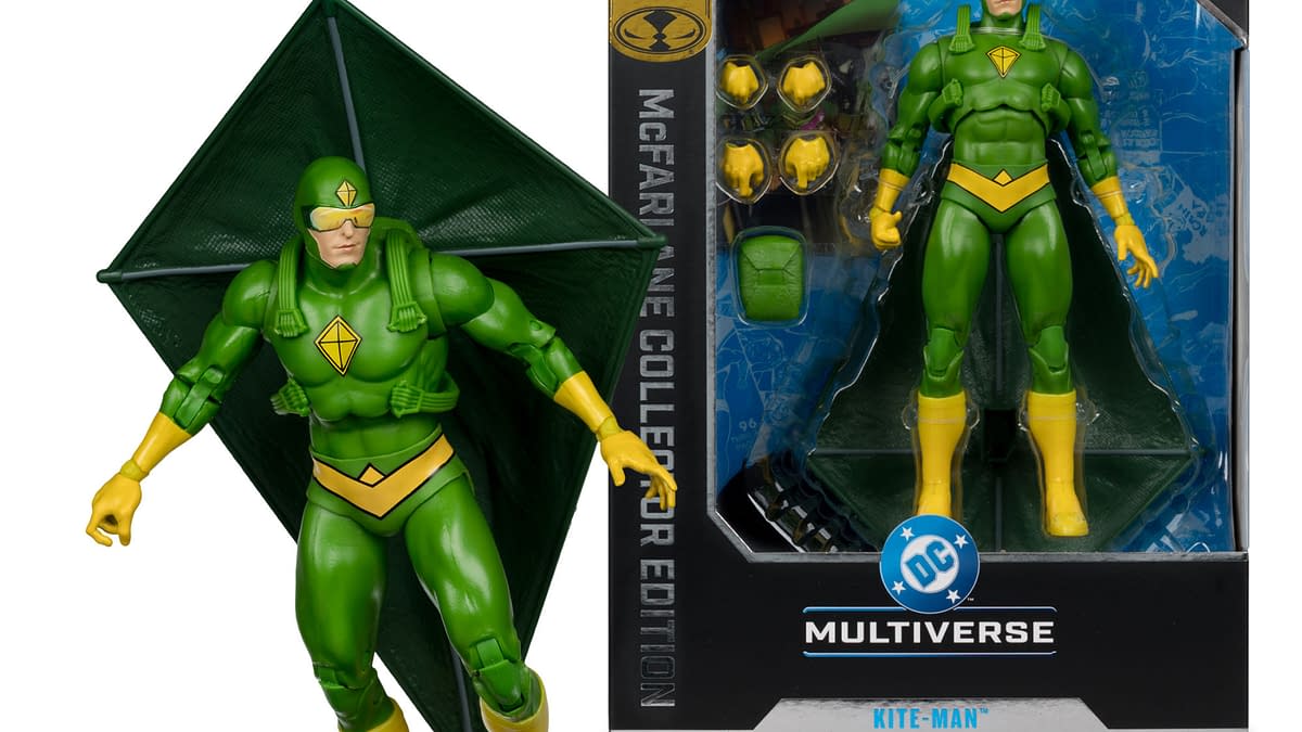 Kite Man Soars with Exclusive DC Comics Figure from McFarlane Toys