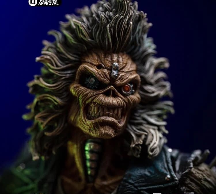 Iron Studios New Iron Maiden Eddie (50th Anniversary) 1/10 Statue 